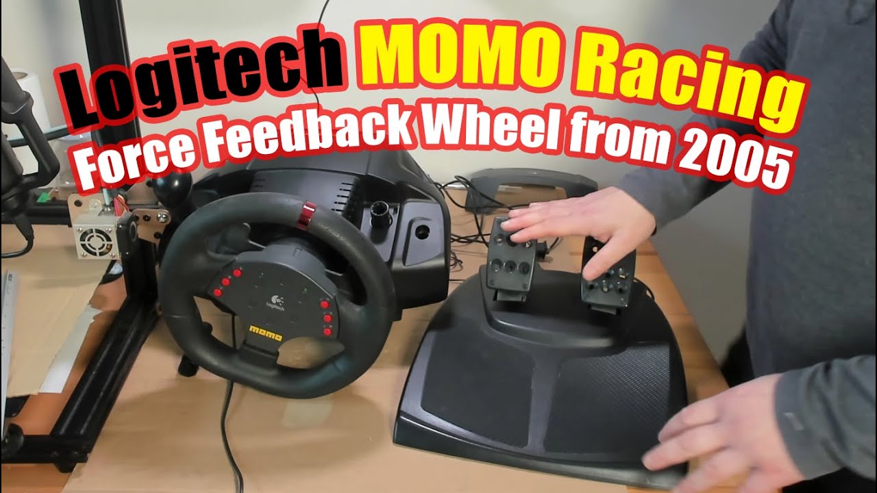 Logitech MOMO Racing [Распаковка 15-летнего гоночного руля в 2020 году]