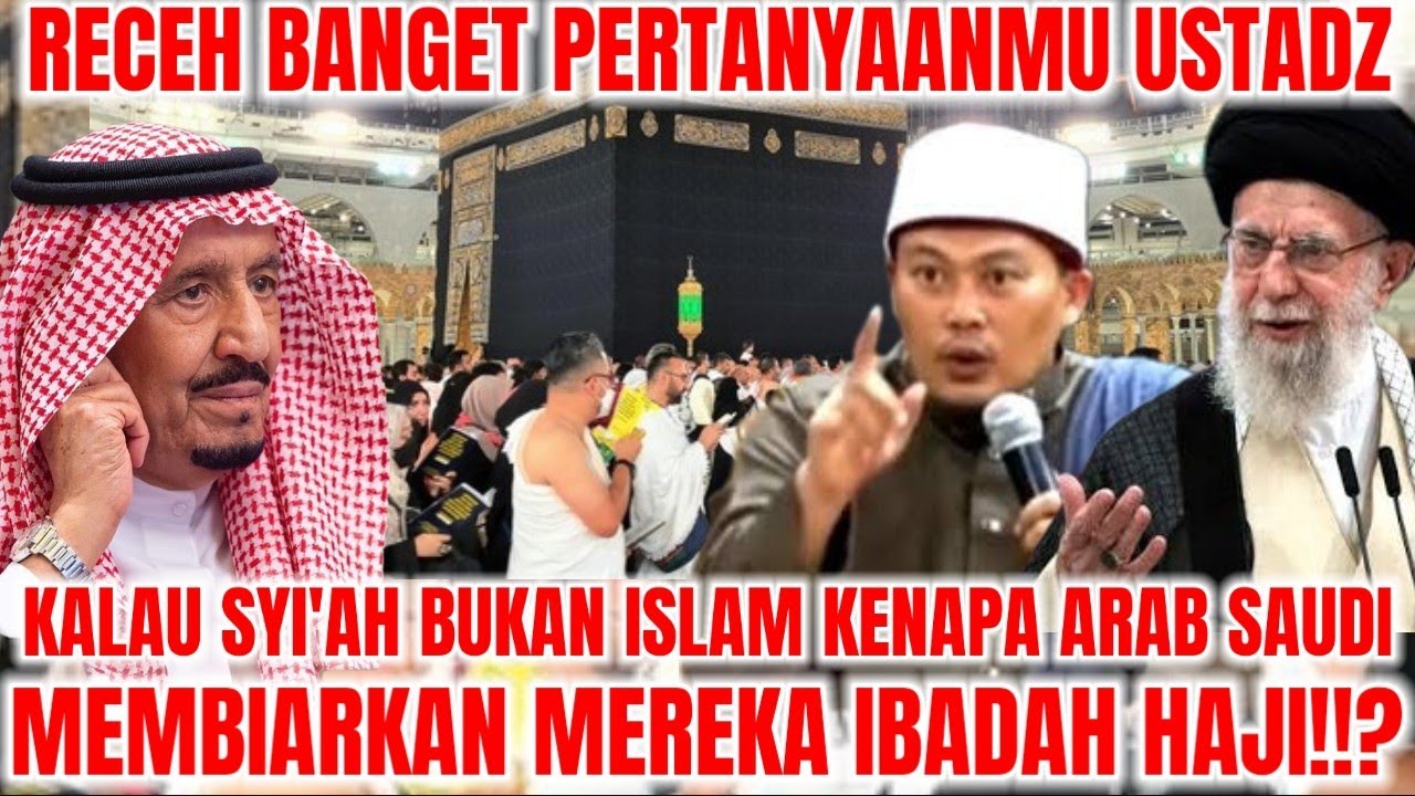 RECEH BANGET INI USTADZ!!!!! PANTESAN ASWAJA MUDAH DIGOCEK SYIAH!!! KUALITASNYA BEGINI SIH!!!