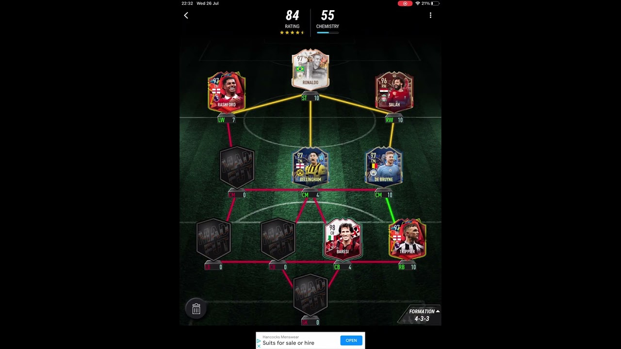 My squad builder (196)