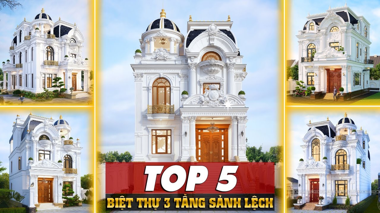 TOP 5 Biệt Thự SẢNH LỆCH Mặt Tiền 8 - 12 MÉT Được Lựa Chọn Nhiều Nhất 2025