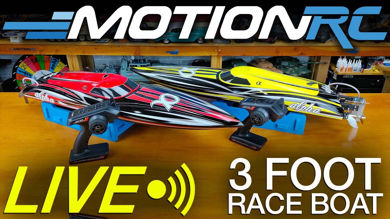 Представляем 3-футовую гоночную лодку Alpha Race от Bancroft! | Motion RC LIVE