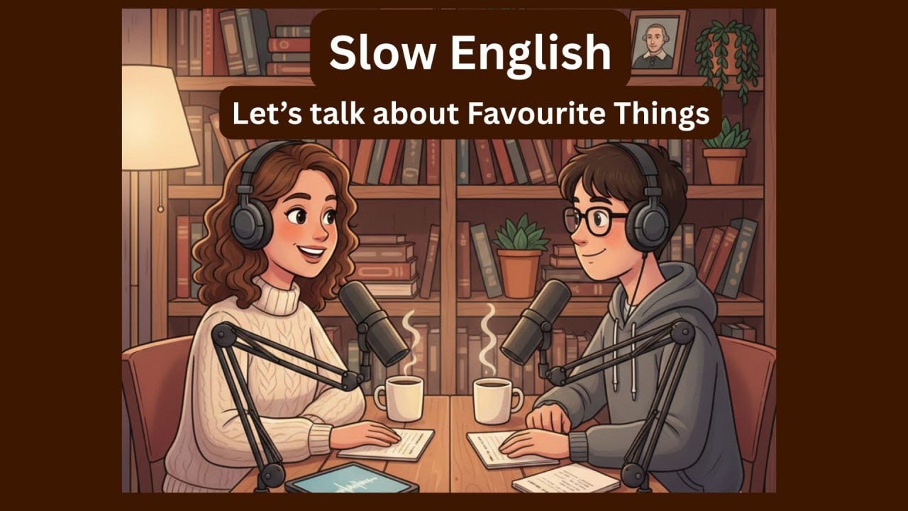 Slow English | Beginner Level | let's talk about favourite things