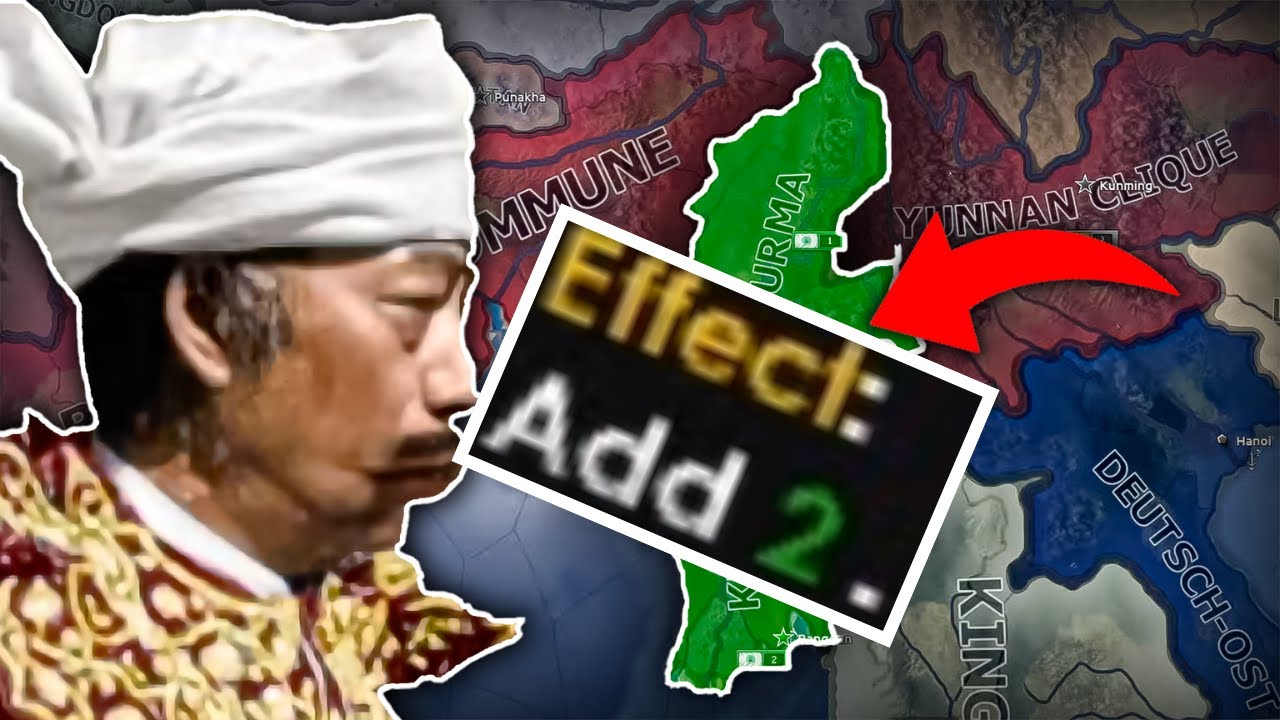 Инцидент в Бирме в HOI4 Kaiserredux