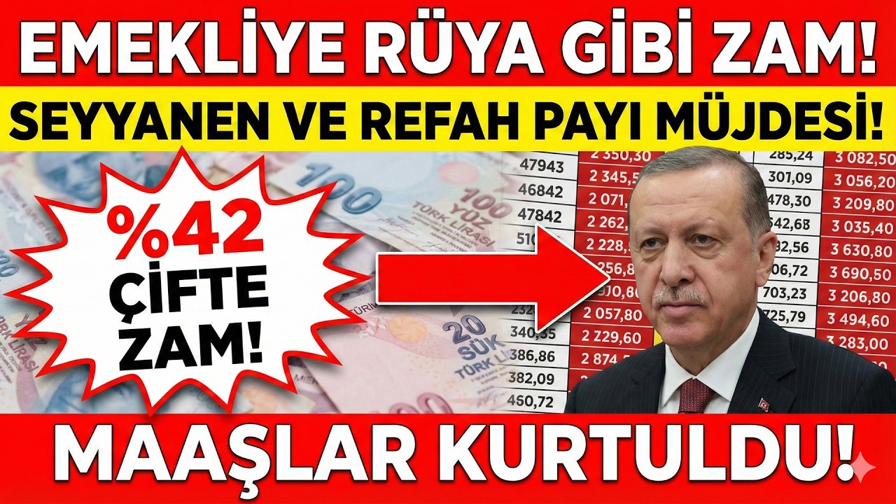 Emekli Zammında Sıkı Politika Başlıyor! Refah Payı Bu Sene Verilmeyecek Mi