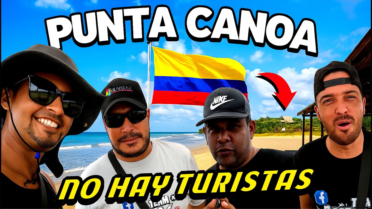 ¿ A Esta PLAYA NO Vienen los TURISTAS ? CARTAGENA de Indias Colombia - PUNTA CANOA@egidio_recomiendo