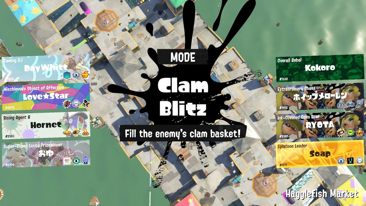 【Splatoon3】X Rank | Clam Blitz #24
