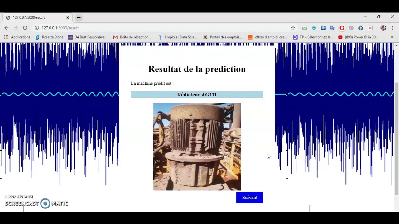 Analyse des données sonores et Maintenance prédictive des machines tournantes au sein du MANAGEM
