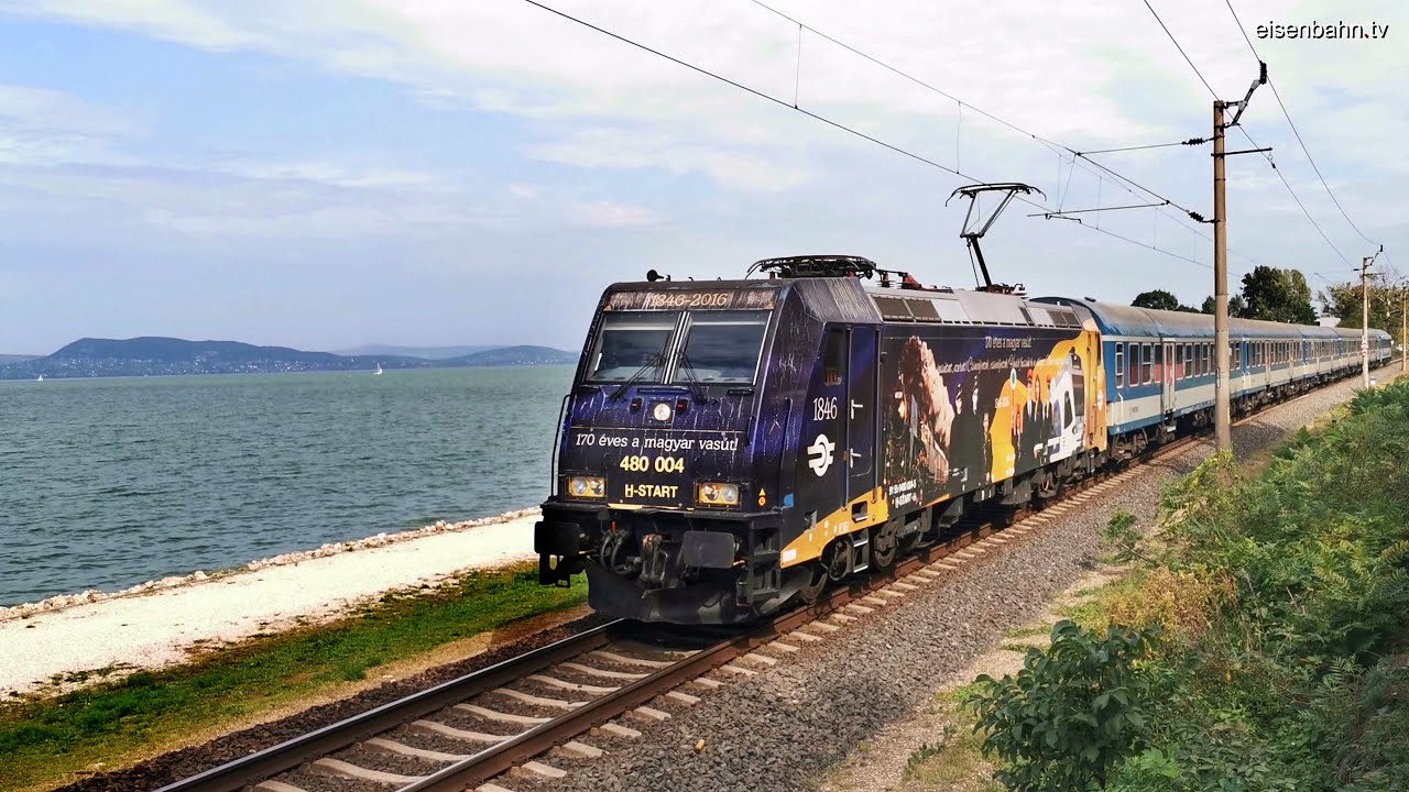 Züge am Balaton