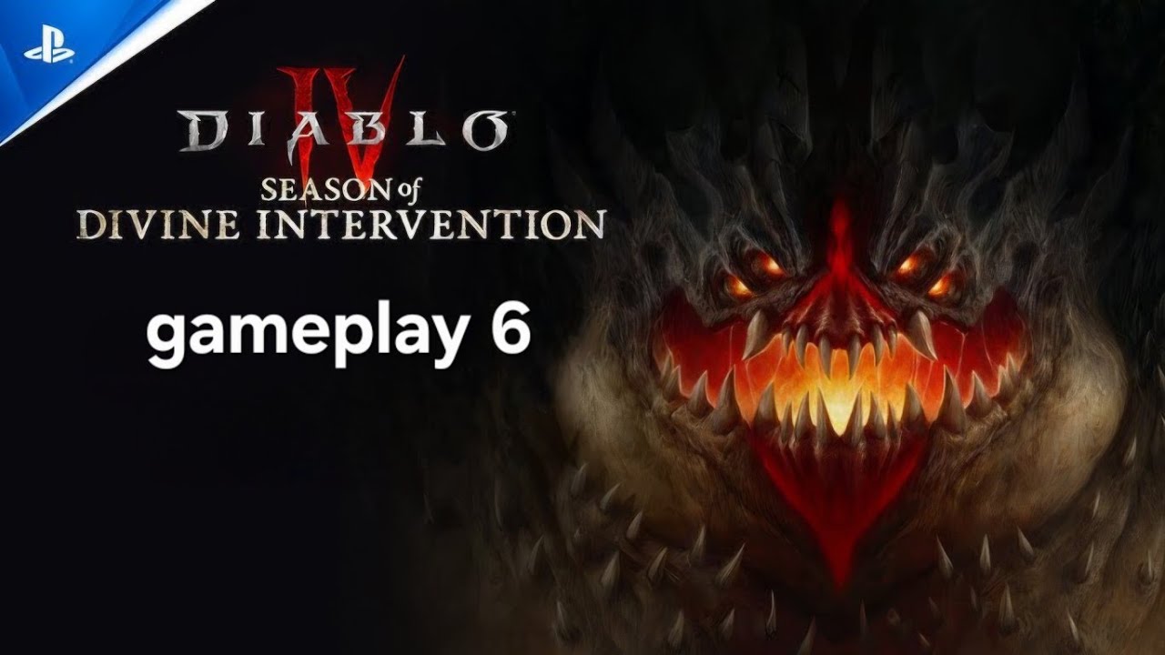DIABLO 4  DIVINE INTERVENTION  |  WIZZARD GANEPLAY |PS5 GAMEPLAY 4K | no commentary EP 6