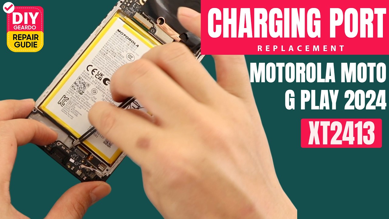 Замена разъема зарядки Motorola Moto G Play 2024 | XT2413