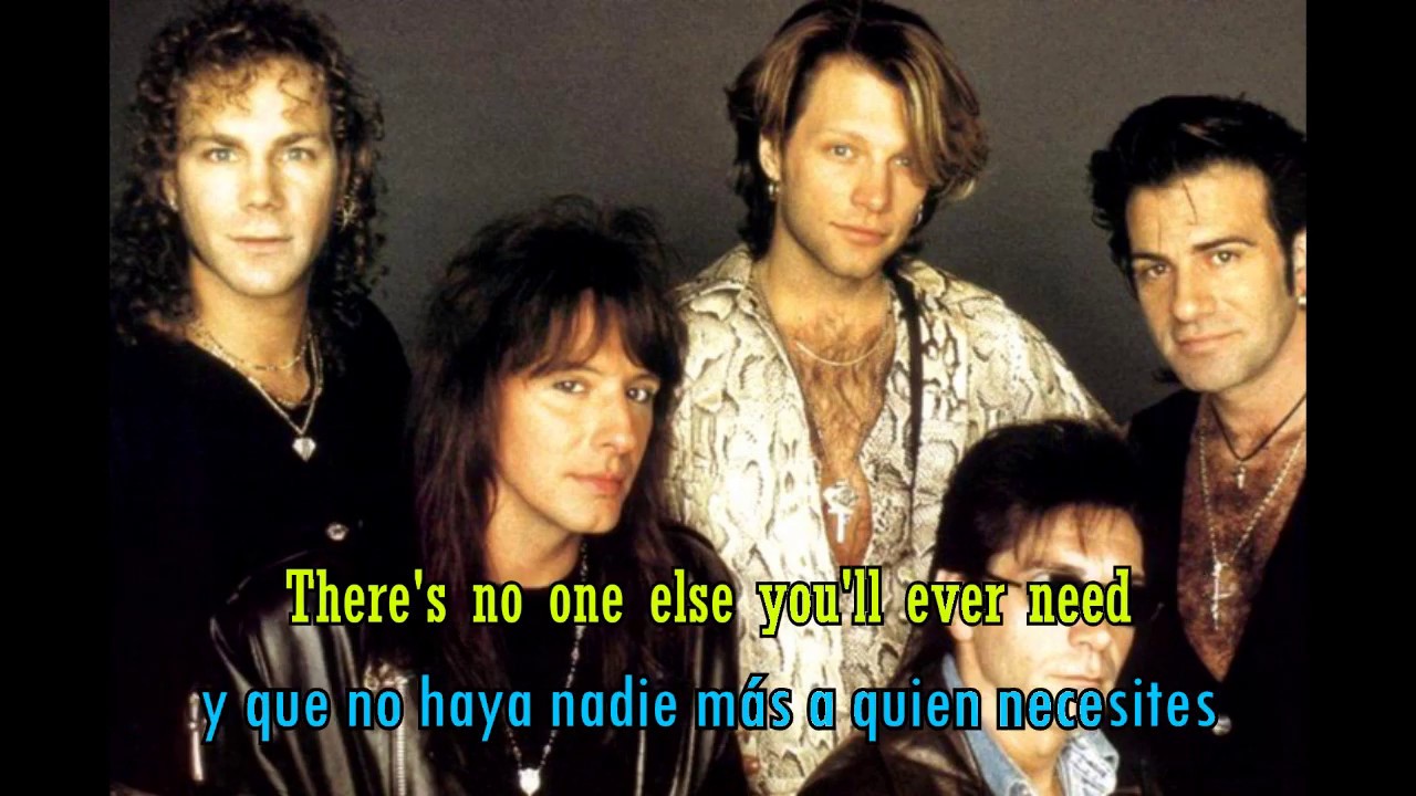 BON JOVI - If I was your mother (lyrics / subtitulado)