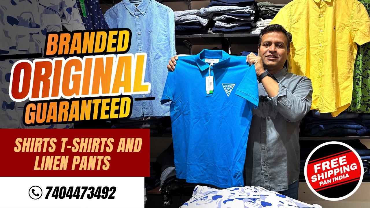 Best Deal On Branded Original Tshirts I Shirts I Linen Pants I Export Surplus 90% Off