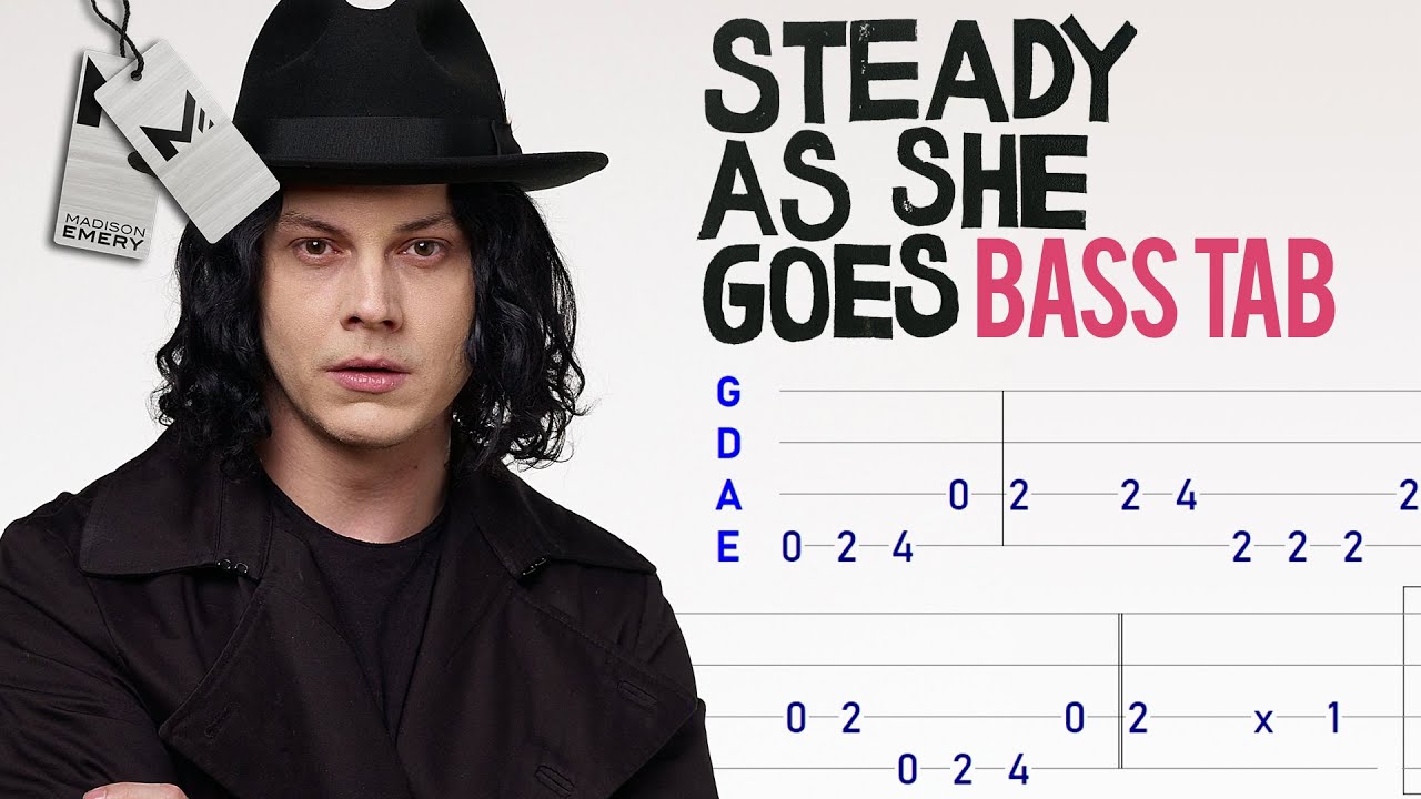 'Steady As She Goes' Bass Guitar Tab & Tutorial Cover | Madison Stolzer