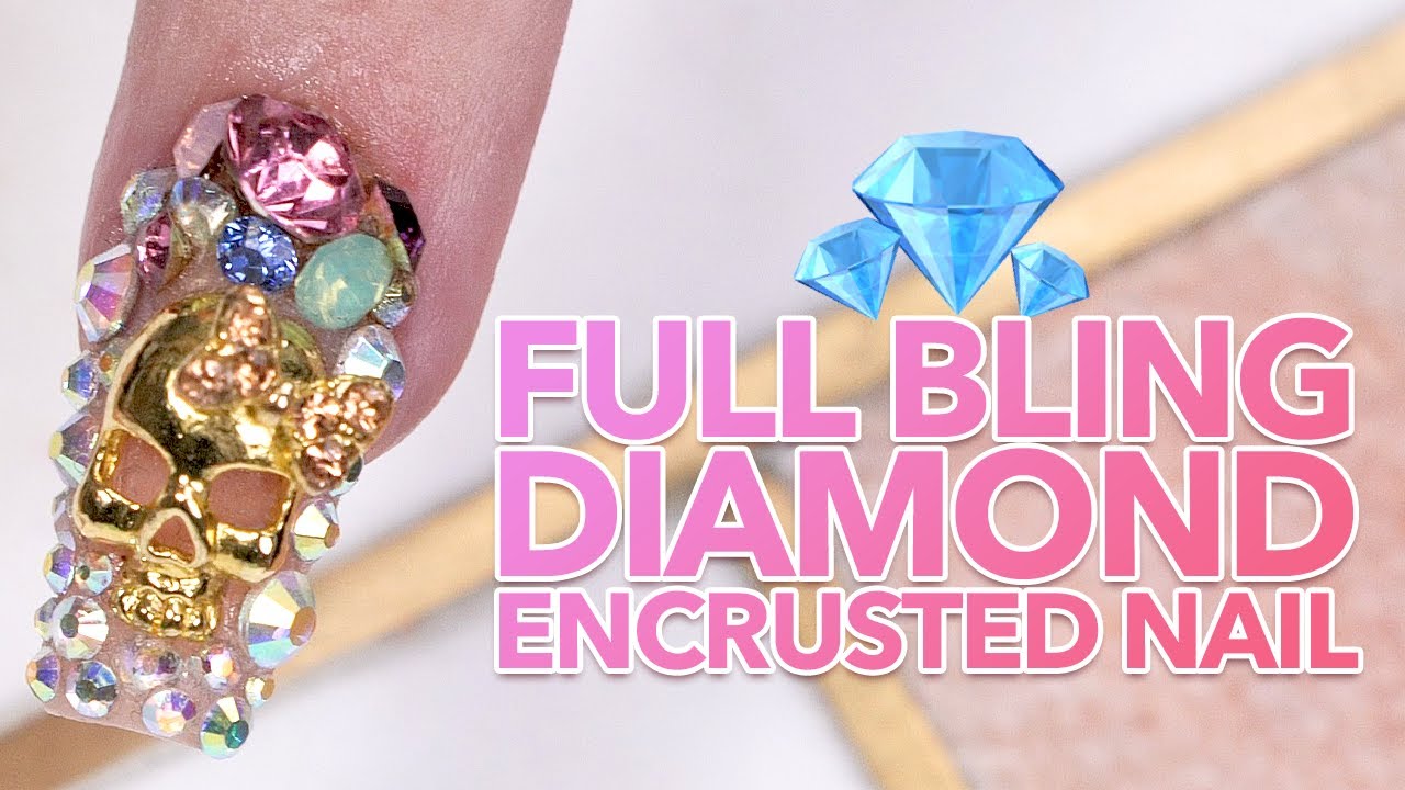 Full Bling Diamond Encrusted Nail 💎✨ | Sarah's Favourite Nail