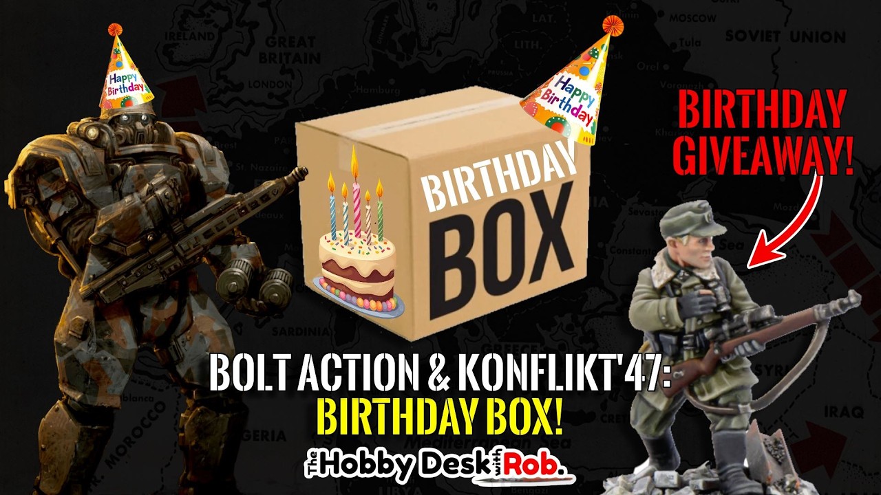 BOLT ACTION AND KONFLIKT'47 BIRTHDAY BOX AND GIVEAWAY!
