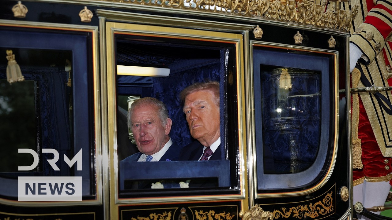 Historic Carriage Procession: King Charles & President Trump at Windsor Castle | AC1G