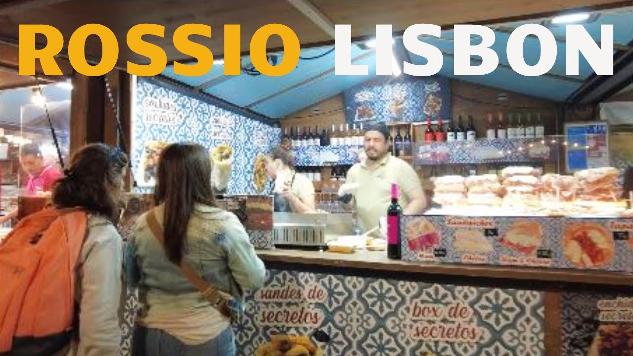 Lisbon Rossio by Night: Street Food Fair & Walking Tour 🌆🍲🇵🇹 2024