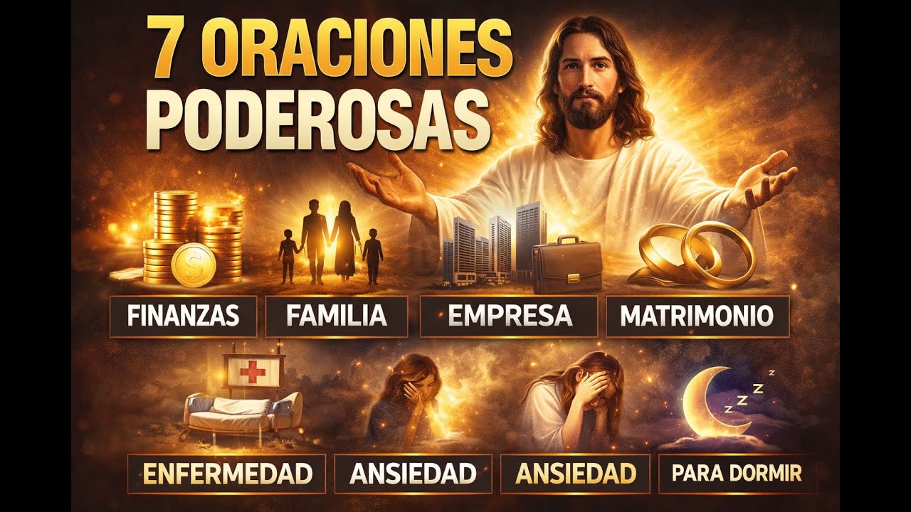 🔴7 Oraciones Poderosas para Prosperar en la Vida | En Vivo 24H 🙏✨