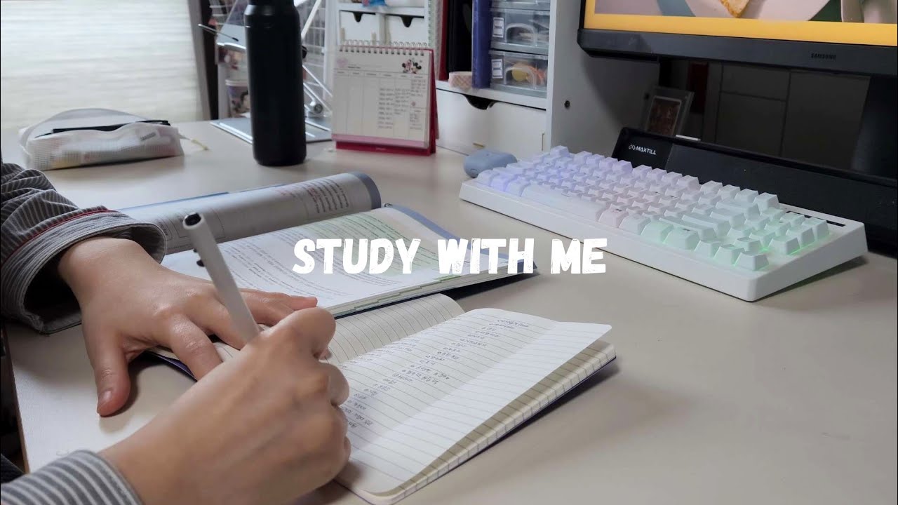 Study With Me: 1-Hour Real-Time Home Session with Lofi Music