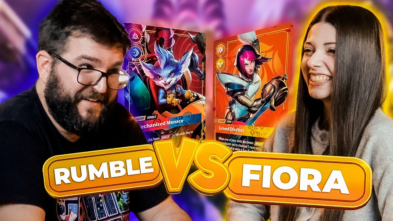 LA PRIMERA PARTIDA DE IRENEWAWR | Rumble vs Fiora | #riftbound con  @IreneRAWR TCG ep. 6