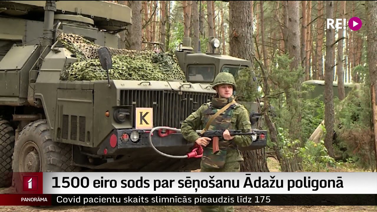 1500 eiro sods par sēņošanu Ādažu poligonā