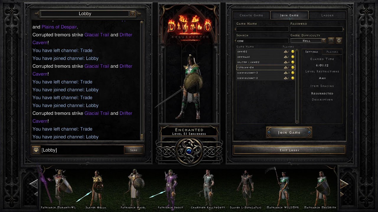 Diablo 2 вспоминаем как было хорошо 1-3 сезон в ресуректеде