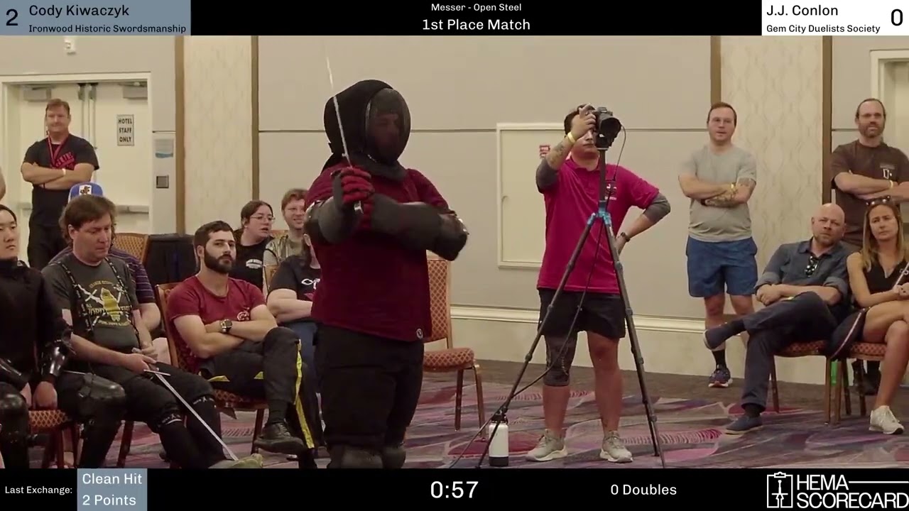 CombatCon 2023 HEMA Messer Gold Finals