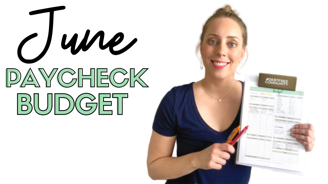 PAYCHECK BUDGETING - Back to Pen & Paper! Come Budget With Me June 2020 Budget