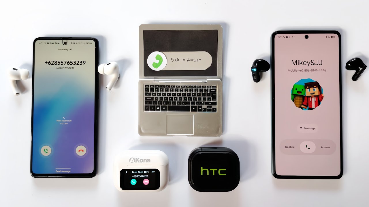 Macbook mini/Tecno Pova6/Samsung GA51/Tws Akona+Htc incomingcall