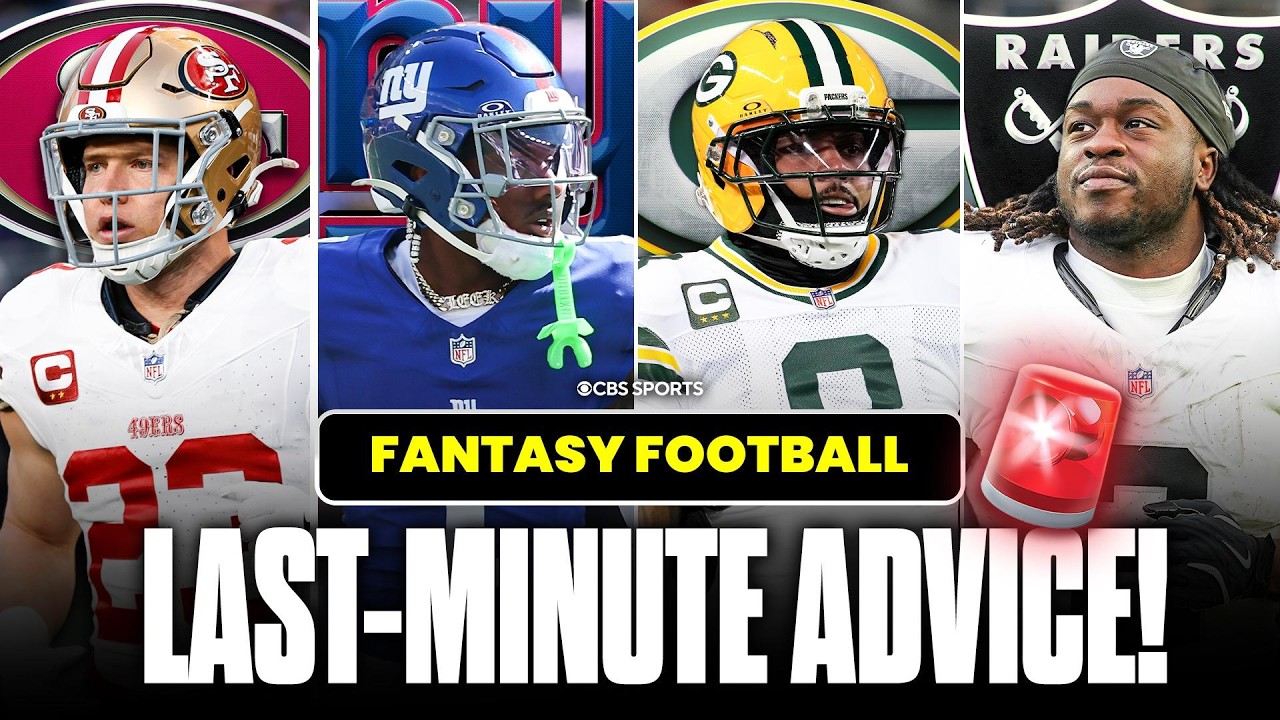 LAST-MINUTE Fantasy Football Advice for 2026 season 🚨 | What to do with Josh Jacobs & MORE