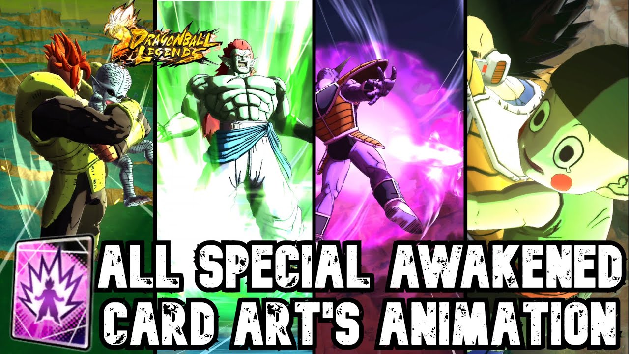 All Special Awakened card art's Animation! Dragon Ball Legends!