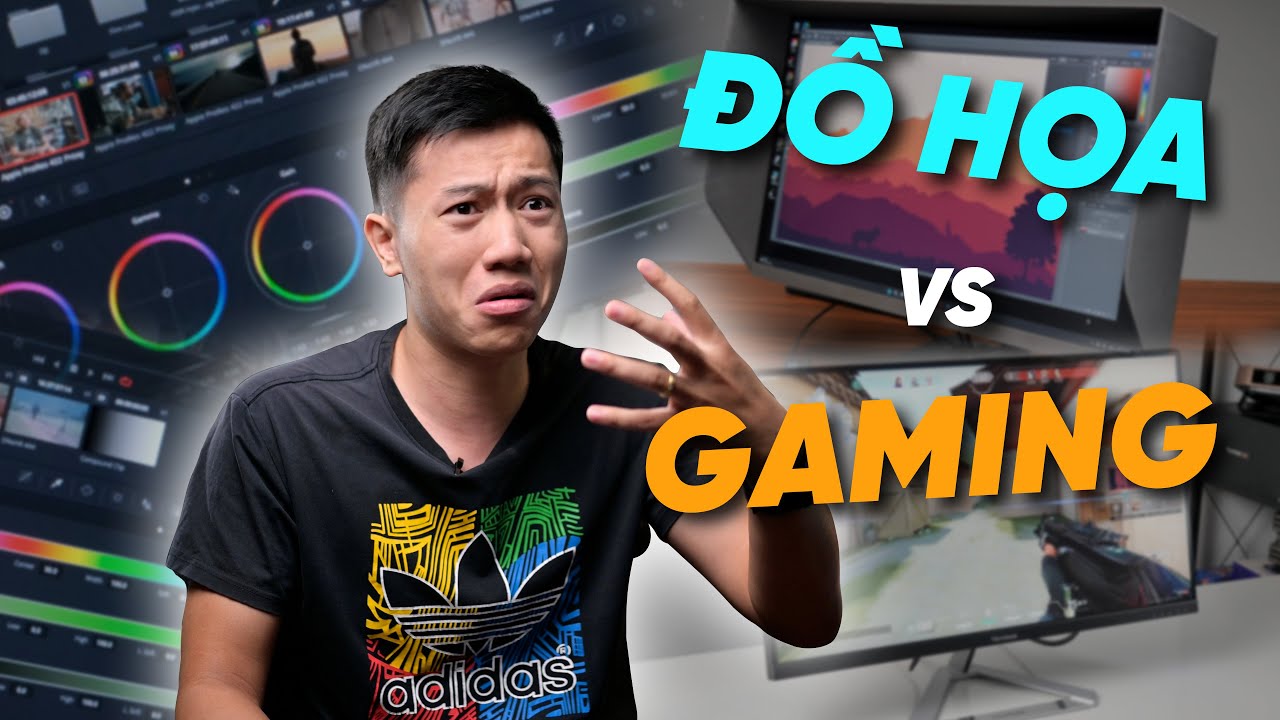 Dùng màn GAMING làm ĐỒ HỌA có ổn không? Màn hình ĐỒ HỌA dành cho ai?