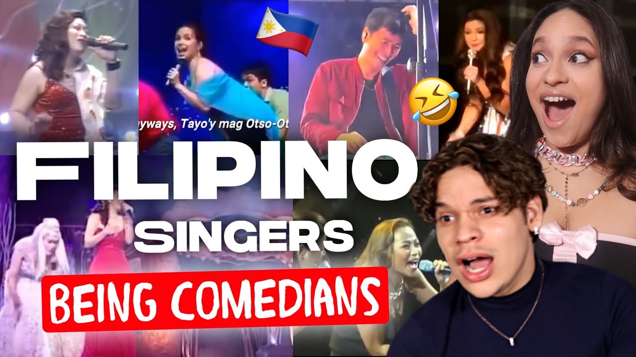 Only in the Philippines...Waleska & Efra react to 'Filipino Singers being Comedians'😂