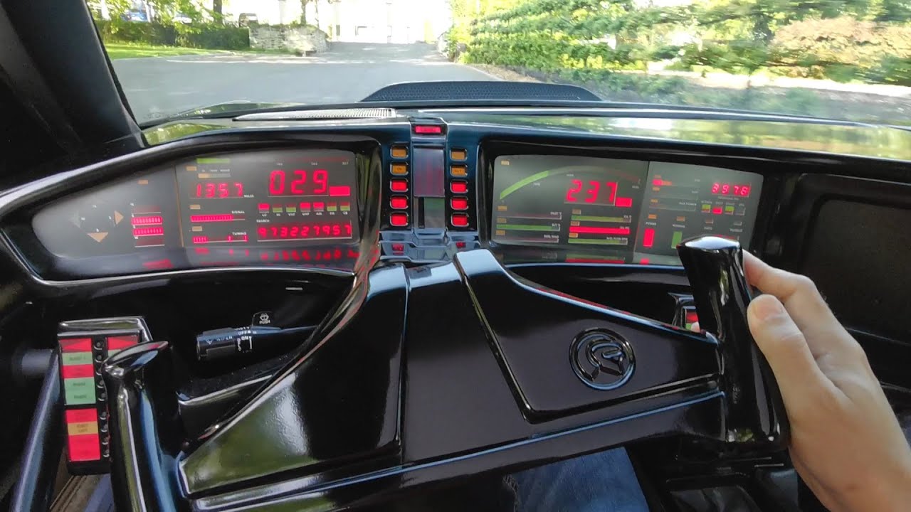 Dashboard Funktionen & Anzeigen in meinem Knight Rider KITT Replika - www.myKITT.de