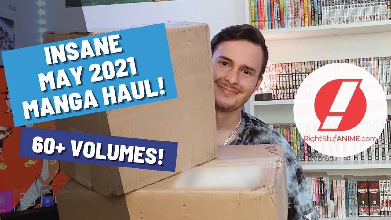 INSANE May 2021 Manga Haul Unboxing! (60+ Volumes!)