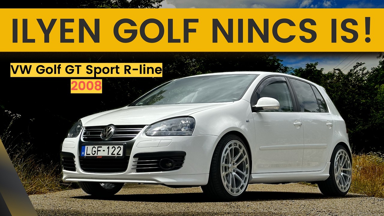 Volkswagen Golf V TESZT! Ilyen GOLF nincs is! GT Sport R-Line 2008.