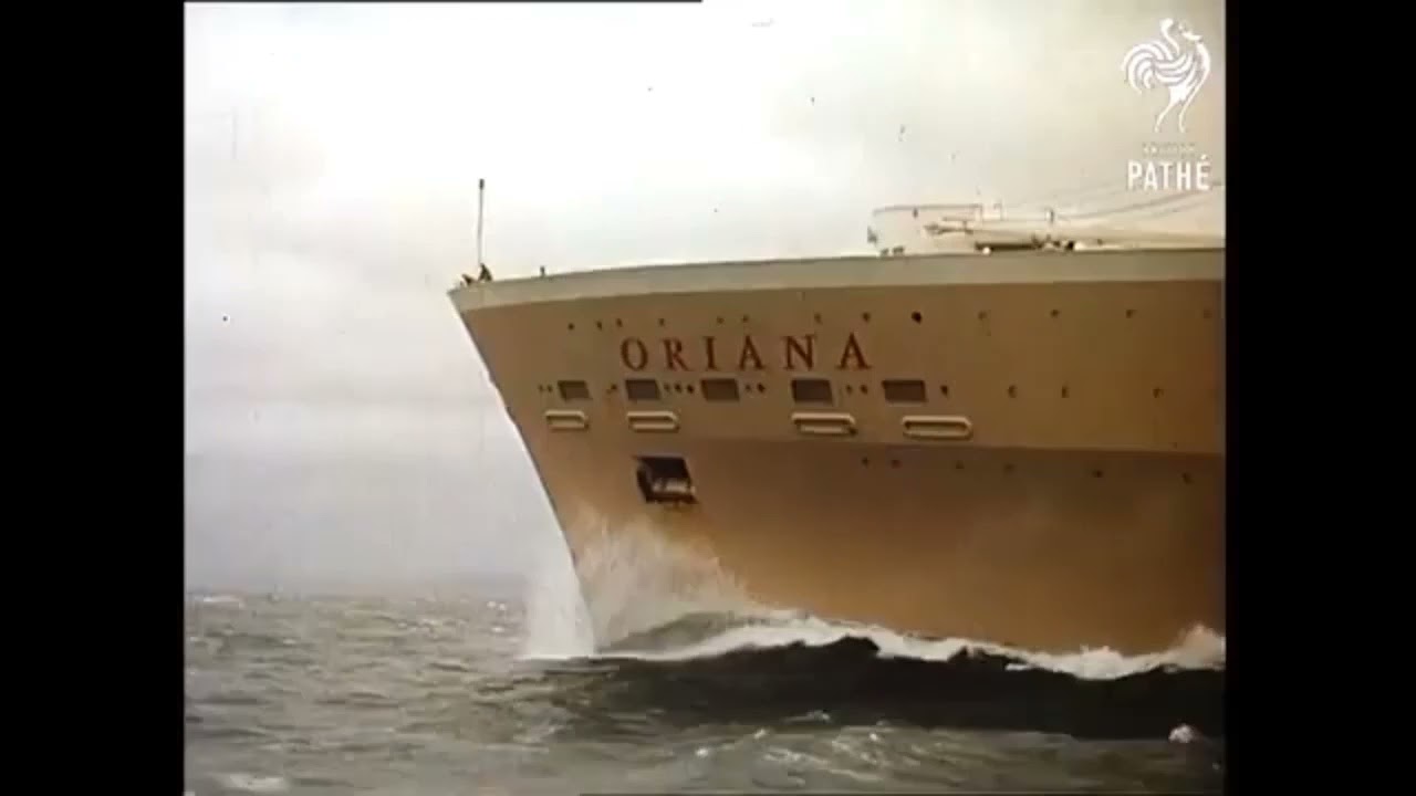 horn sound footage of the SS oriana during her speed trial