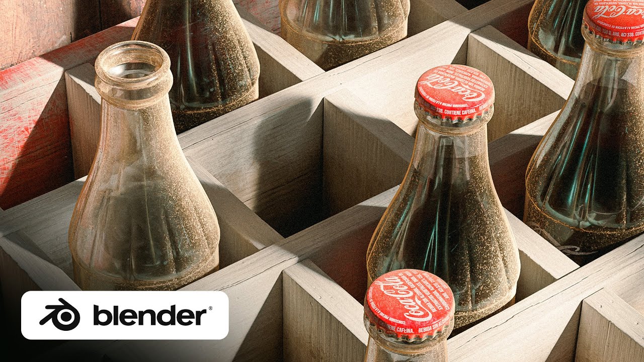 Modelar una Botella de Coca Cola en Blender