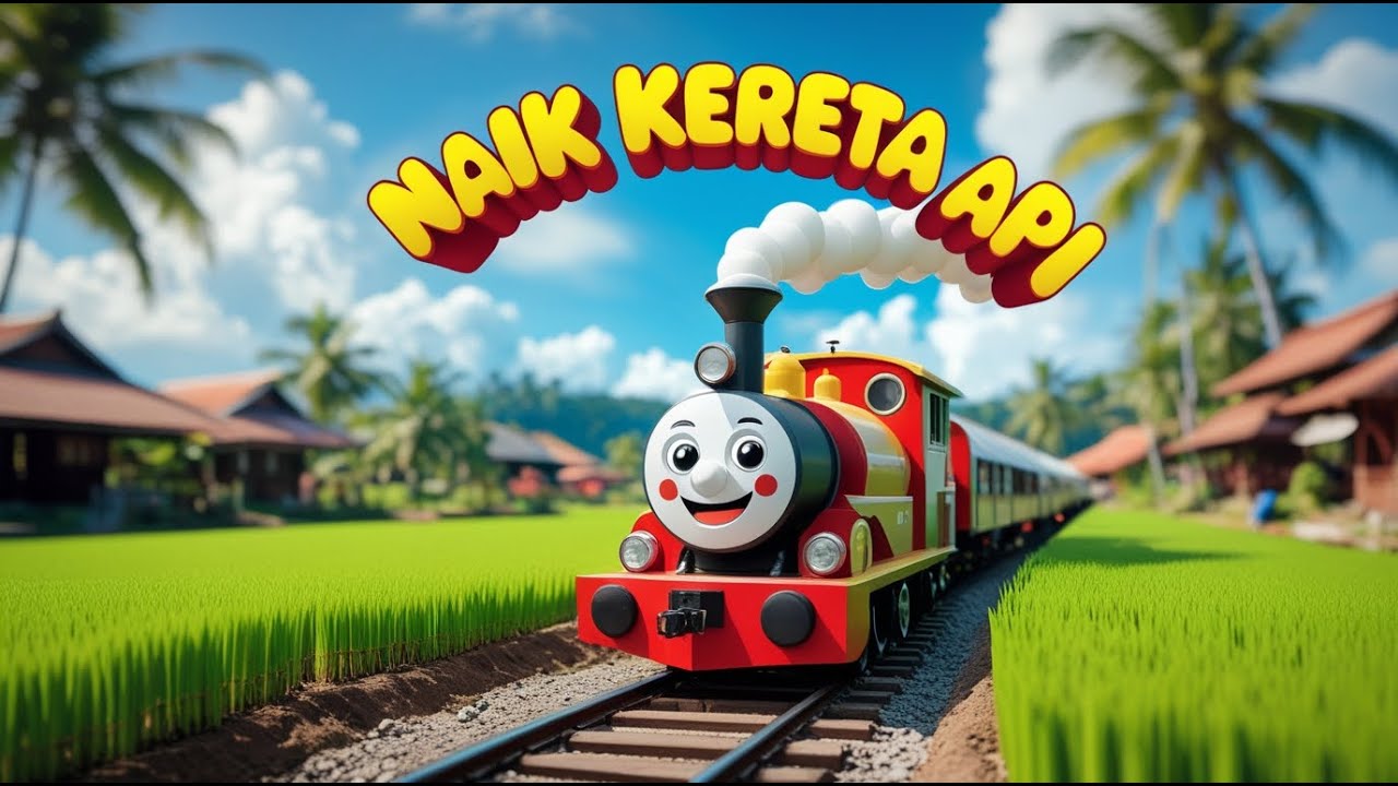 Naik Kereta Api 🚂 Tut Tut Tut | Lagu Anak Populer | Dimdim Ceria
