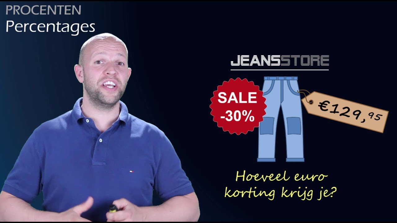 Procenten - Hoe reken je met percentages? (havo/vwo 1) - WiskundeAcademie