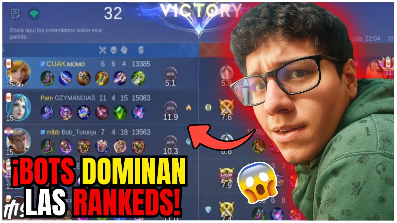 🔥¡LOS BOTS juegan como PROFESIONALES! 🤯 Ganamos con 5 BOTS y fue ÉPICO | 🎮MOBILE LEGENDS GAMEPLAY