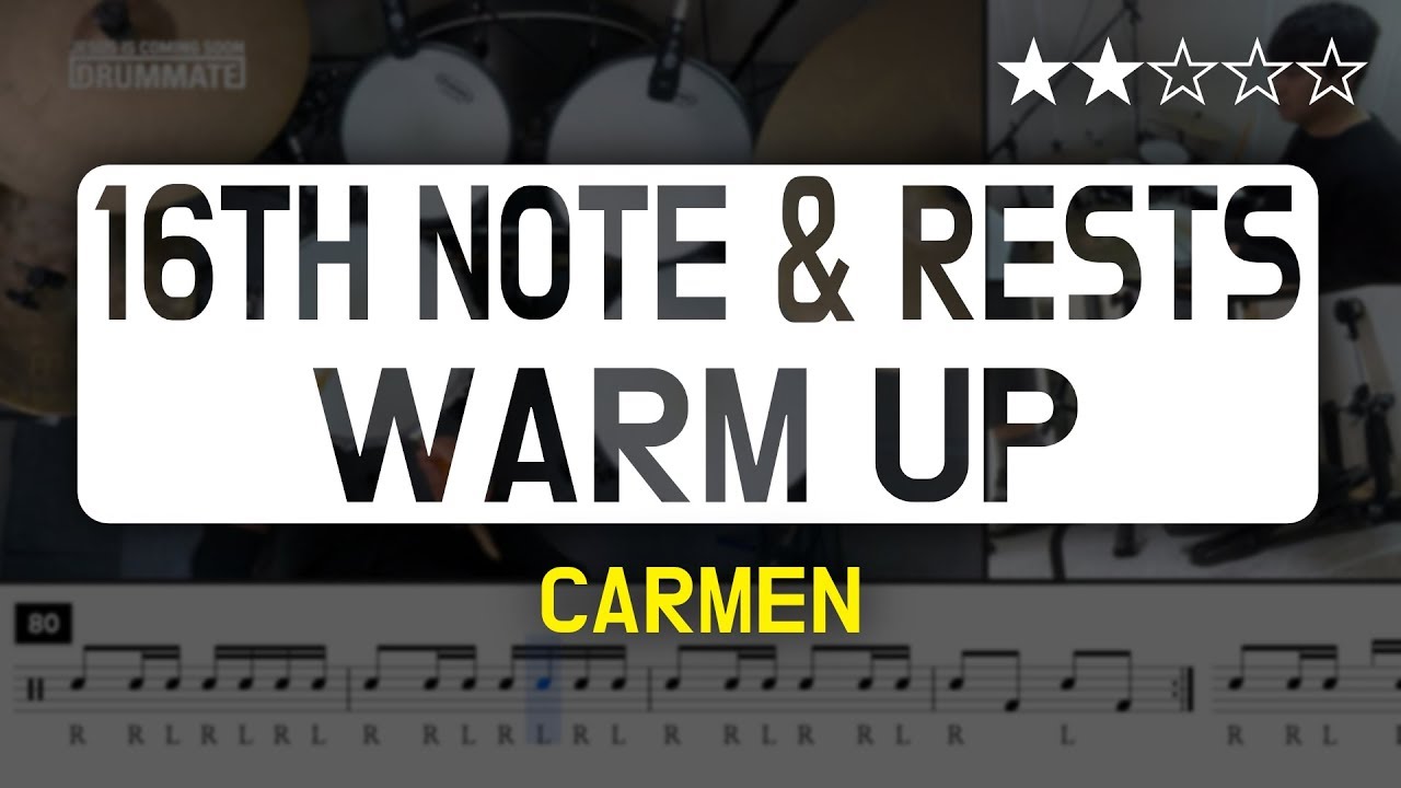 [Lv.13] 16TH NOTE & RESTS WARM-UP : CARMEN | 투우사의 행진곡 : 16분 음표와 쉼표 워밍업  (★★★★☆)