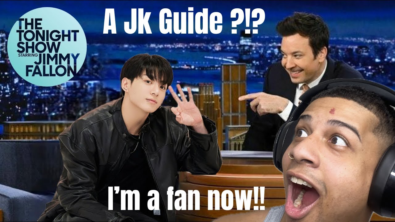 A SNEAK PEAK BTS' JUNG KOOK GUIDE?! | Jimmy Fallon & Jung Kook Reaction