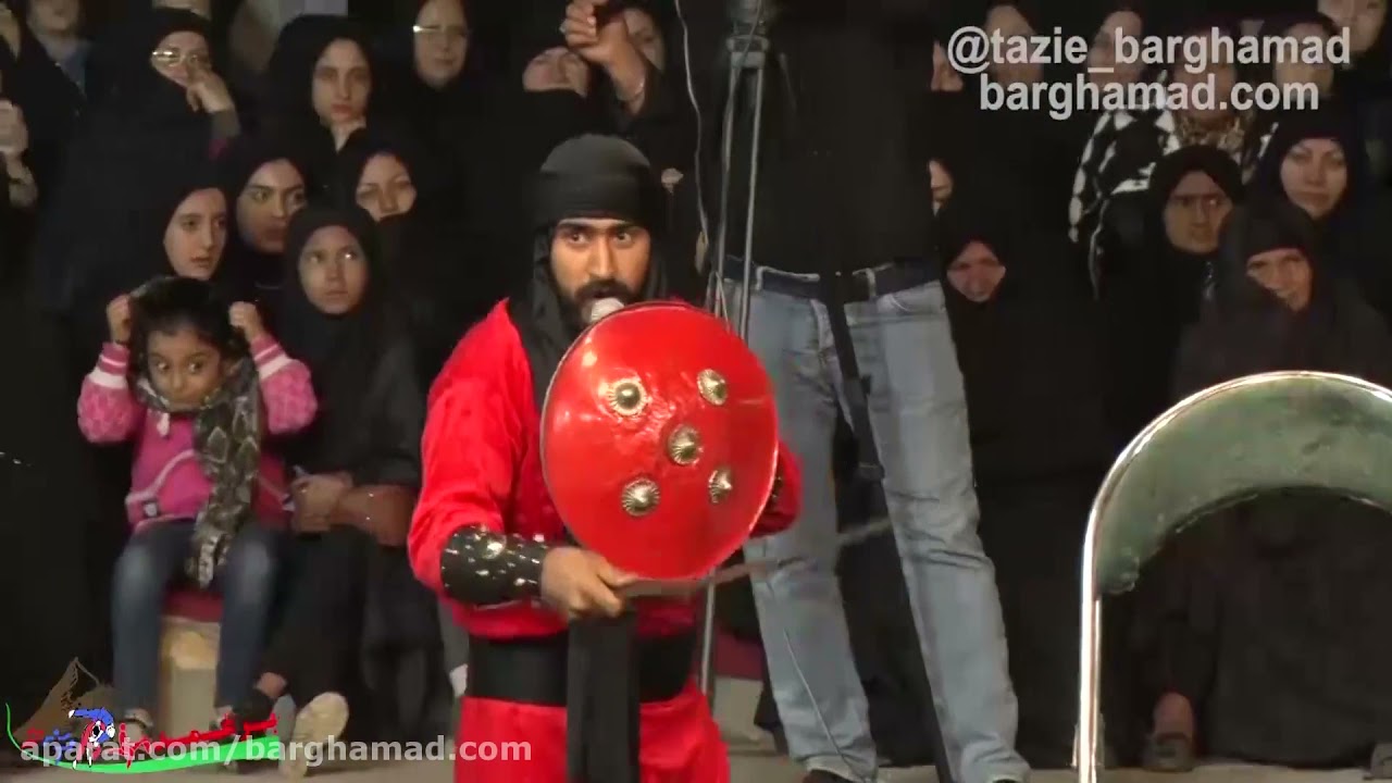تعزیه حضرت قاسم (ع) محرم 98 قسمت شهادت حضرت قاسم روستای برغمد