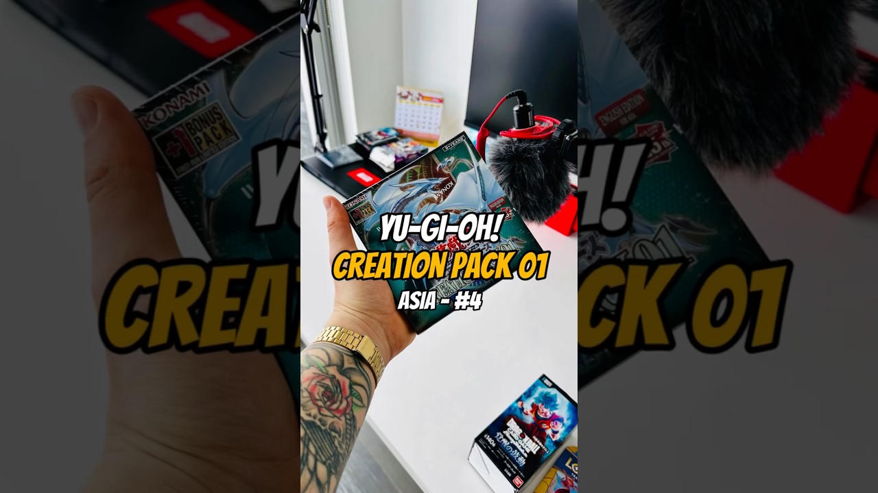 OPENING YU-GI-OH! : CREATION PACK 01 !! #yugioh #opening #asmr #shorts #short