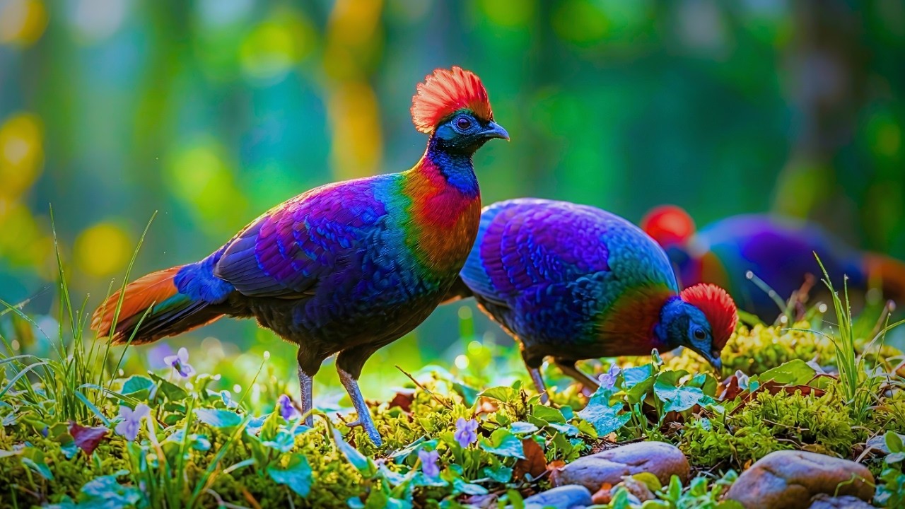 Magical Forest Ambience 🌿 Birds Chirping and Gentle Relaxing Music for Focus