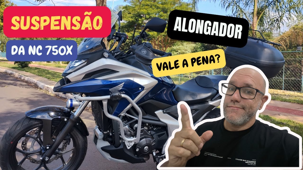 Alongador na suspensão da NC 750x. Dog Bone vale a pena?
