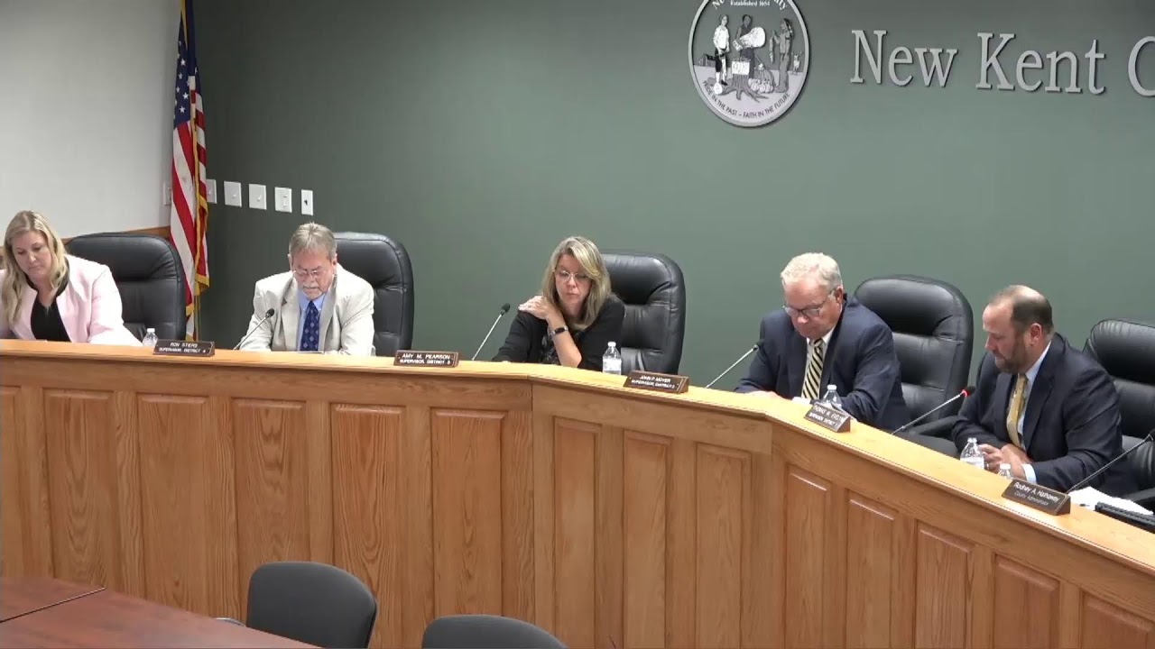 July 8, 2024 New Kent County Board of Supervisors Business Meeting