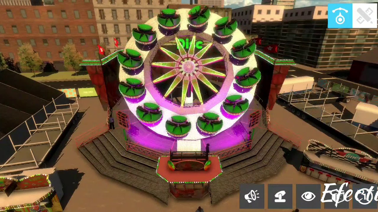 Funfair Ride Simulator 4 - Flipping Disc [Day] {Blue Peew}