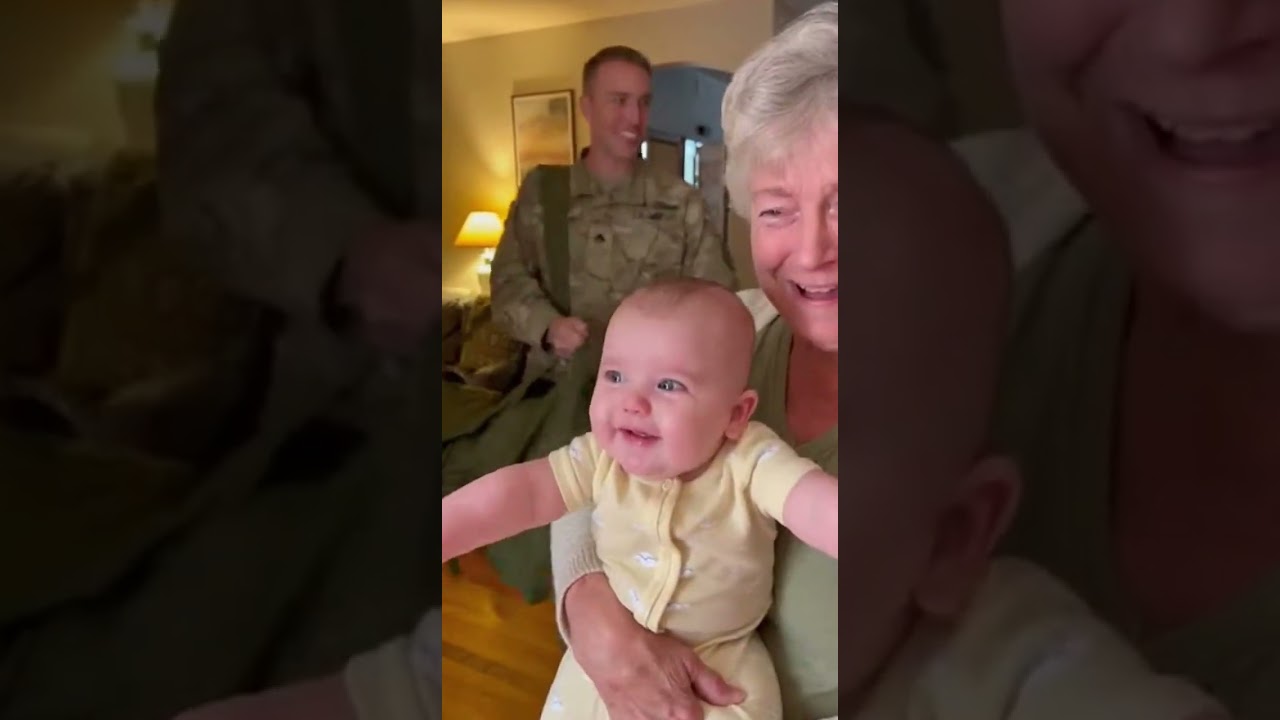 😭 Бабушка ждала&hellip; Малыш сам это понял 🇺🇸